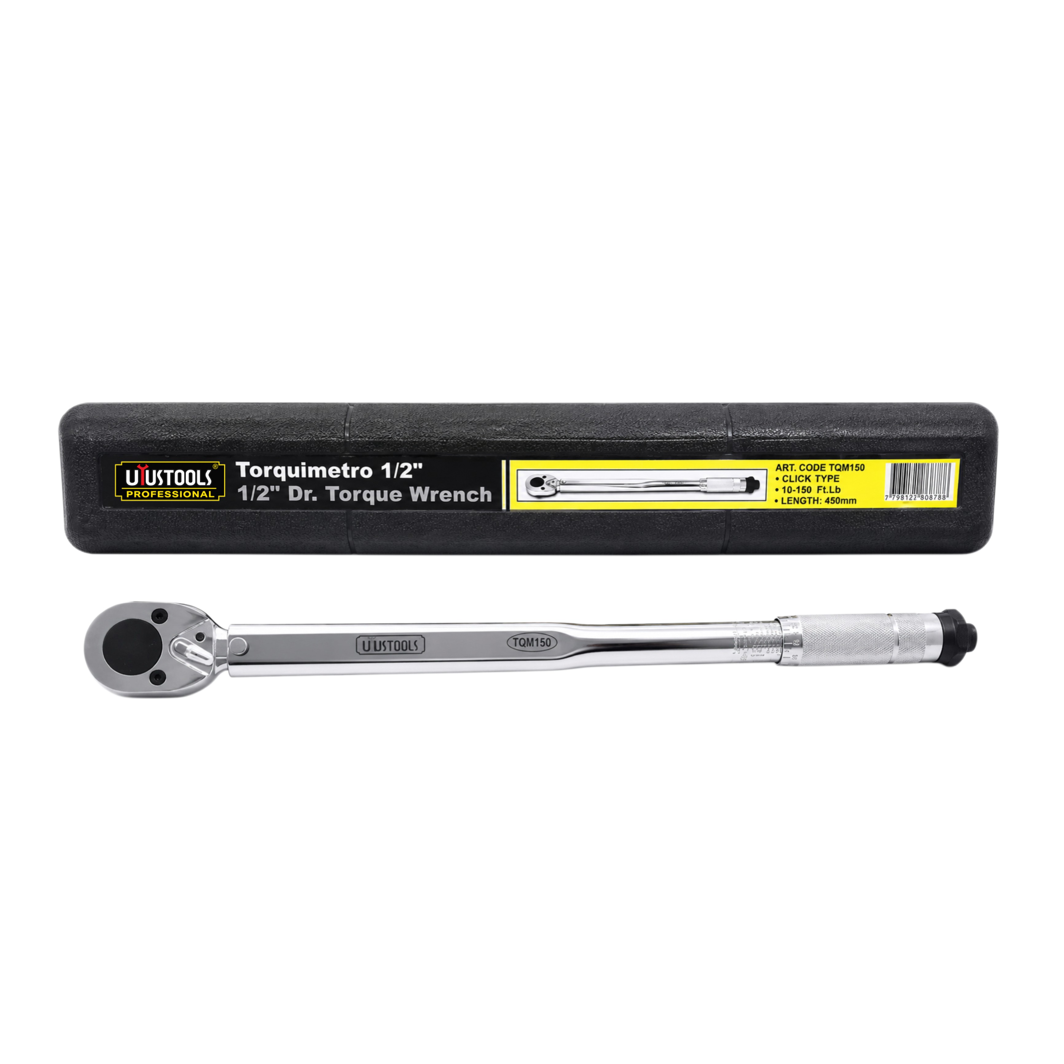 Torquímetro 1/2" 10-150 ft.lbs
